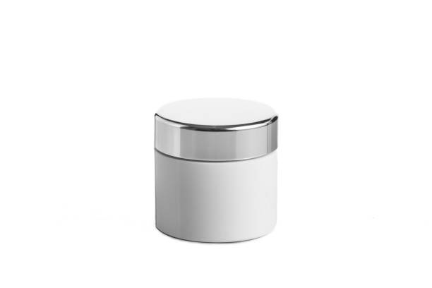 istock empty plastic, glass jars cosmetic, lotion packaging on a white background 874453820