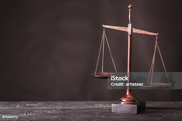 Legal Stock Photo - Download Image Now - Weight Scale, Justice - Concept, Balance