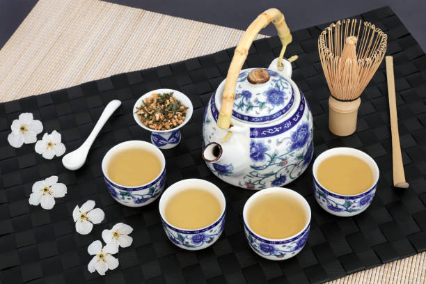 istock Japanese Genmaicha Fujiyama Tea 874493802