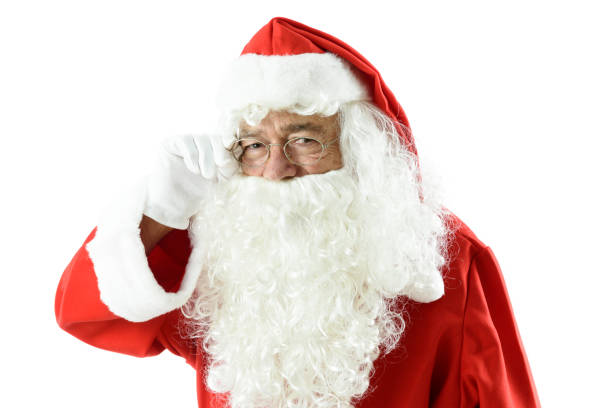 istock Santa Claus smiling at the camera with glasses 874513950