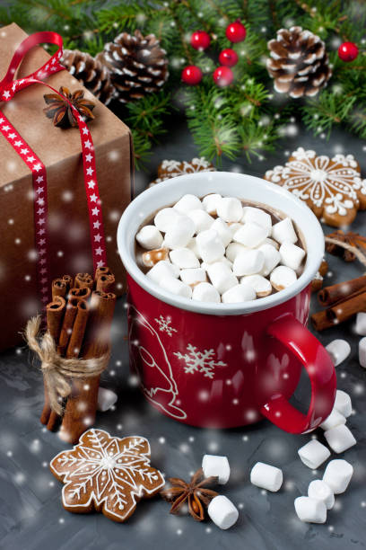 istock Christmas still life with bright symbols 874514896