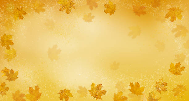 istock Creative background of autumn leaves. 874554382