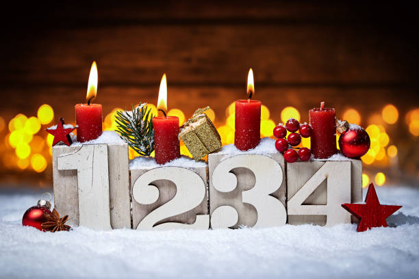 third sunday in advent concept stock photo