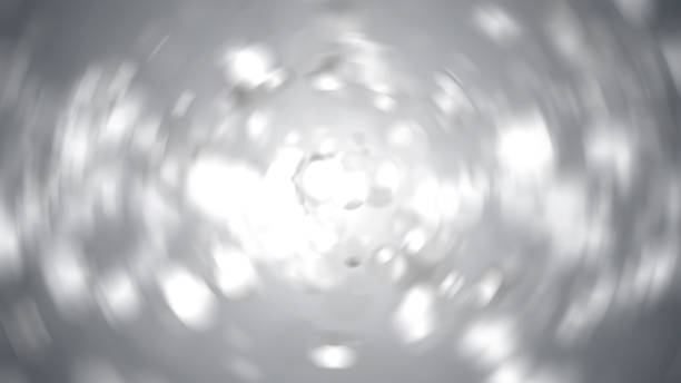 istock Abstract radial silver background. Digital illustration 874573670