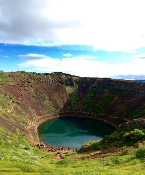 istock Crater lake in Iceland 874576316