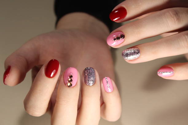 istock stylish design of manicure 874579226