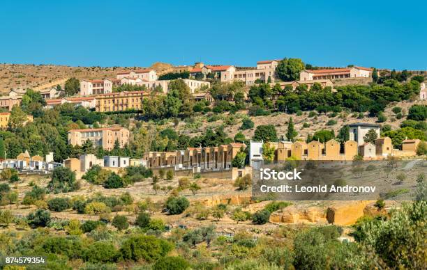 Catholic Cemetery In Agrigento Sicily Italy Stock Photo - Download Image Now - Agricultural Field, Agrigento, Antiquities