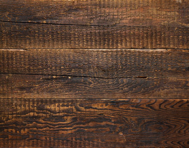 istock Wall of old charred boards as a background. 874579586