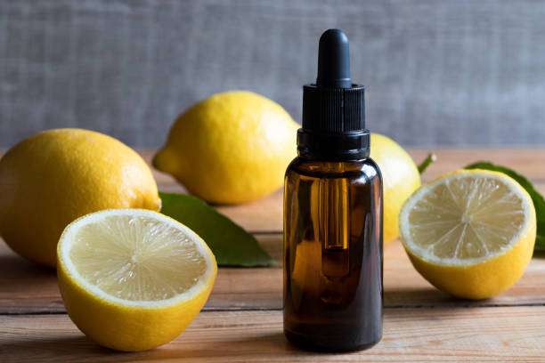 istock A bottle of lemon essential oil 874583842