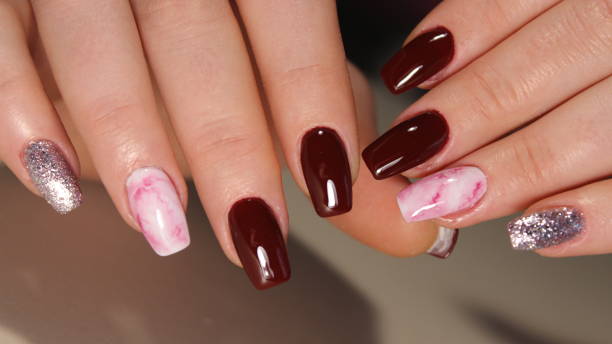 istock stylish design of manicure 874587364