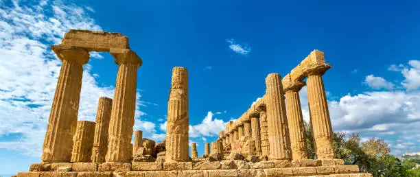 Photo of The Temple of Juno in the Valley of the Temples at Agrigento, Sicily