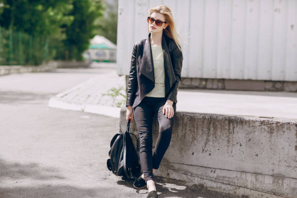 istock beautiful blonde on the street 874603500
