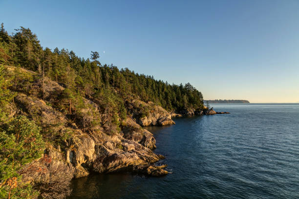 istock rocky landscape in Lighthouse Park, West Vancouver, BC, Canada 874619114