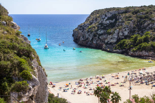 istock Cala en Porter beach, Menorca, Spain 874619402