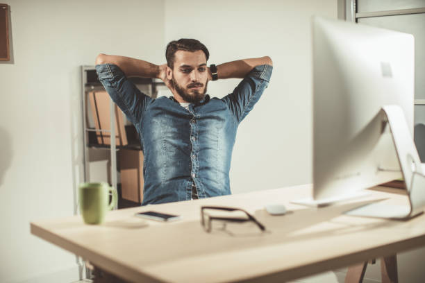istock Young businessman in firm 874632384