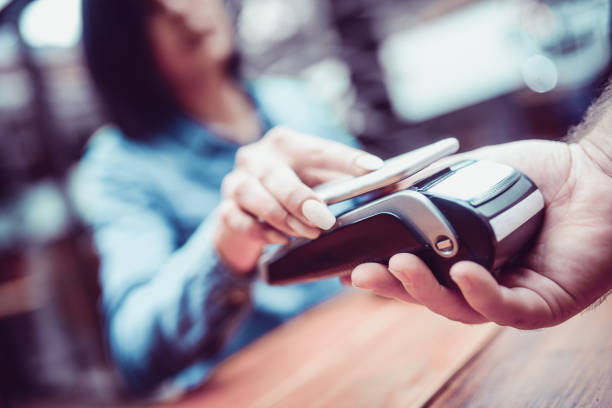 istock New Way of Mobile Payment Systems, Paying with Smartphone 874632400