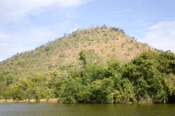 istock mountain and river in east Thailand 874666146