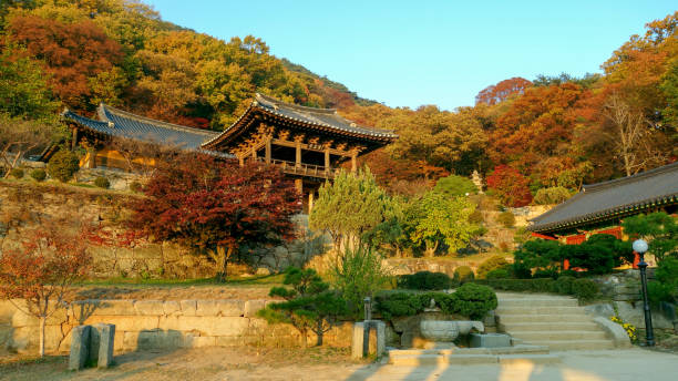 istock Busuksa, Buddhist temple in east asia. 874669906