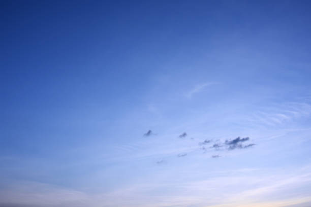 istock Sunshine clouds sky during morning background. Blue and white pastel heaven soft focus. 874669956