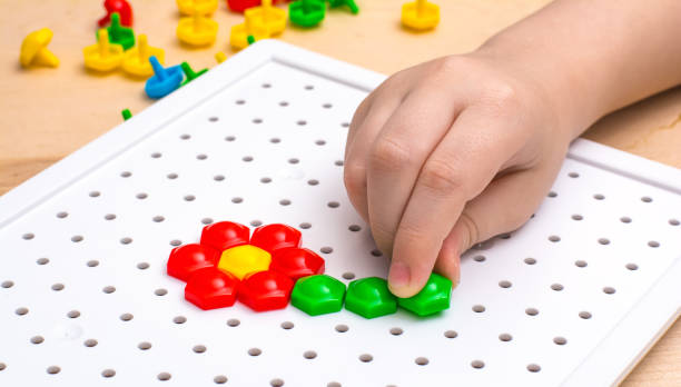 istock Children mosaic, a game for creativity 874679528