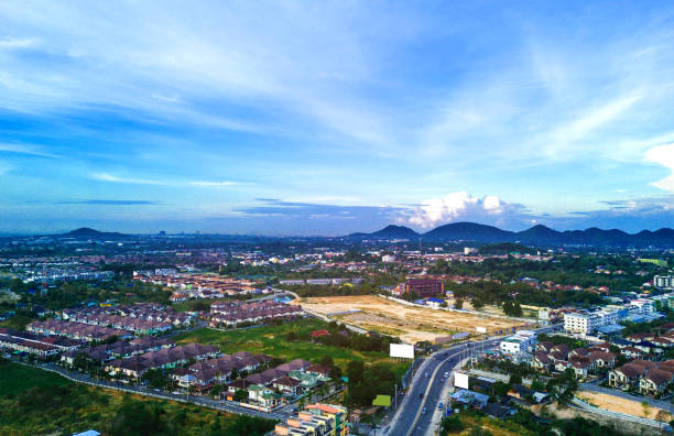istock View of countryside with nice sky background, from eastern Thailand. 874682212