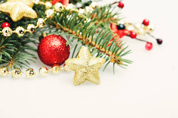 istock Christmas Background with Gold Star for Xmas Card 874700700