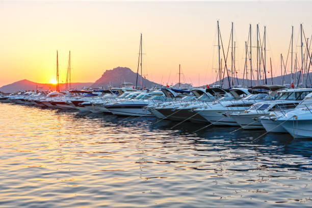 Sunset at the Port  Gocek-Mugla,Turkey