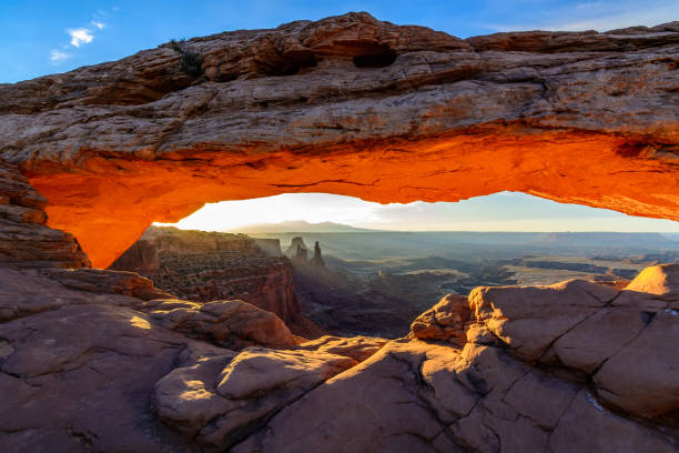 Mesa Arch Sunrise stock photo