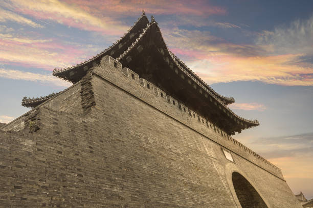 ancient city gate of China, in yangzhou, jiangsu province