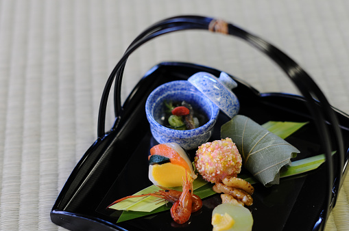 The Appetizer of Kaiseki Cuision