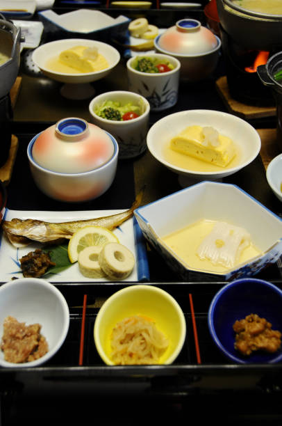 istock Kaiseki Breakfast in Japanese Ryokan 874719226