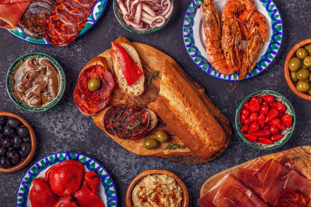 istock Typical Spanish concept of tapas. 874724528