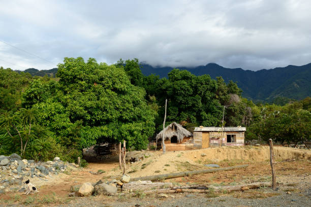 istock Small wooden house, in the mountains 874731682