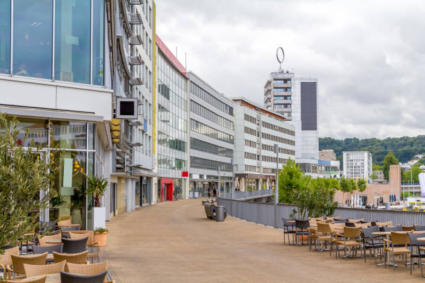 city view of Saarbruecken, the capital city of the Saarland in Germany