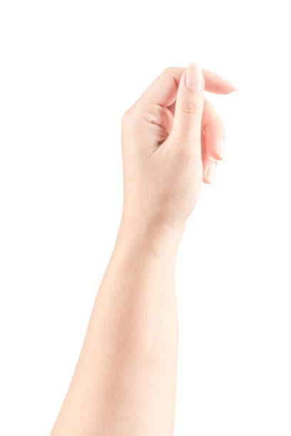 istock Close up Hand and arm  on white  background. 874735082