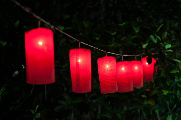 istock Colorful paper lamps 874738466