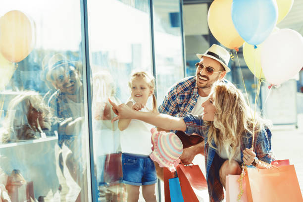 istock Family enjoying shopping 874745406