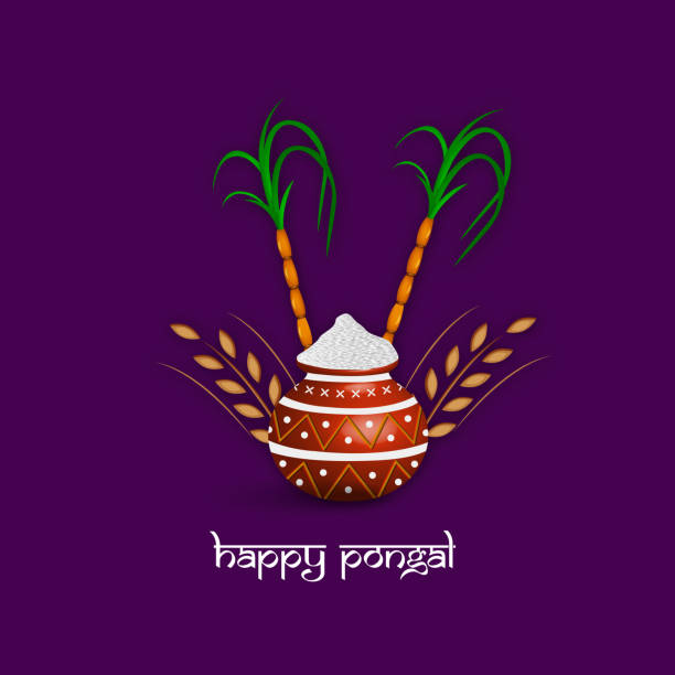 istock illustration of Indian festival Pongal background 874745634