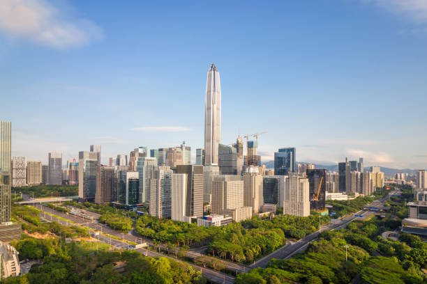 istock Skyscrapers and skyline of downtown CBD, Shenzhen 874746834