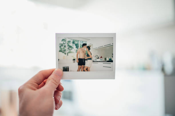 Polaroid of Young Couple