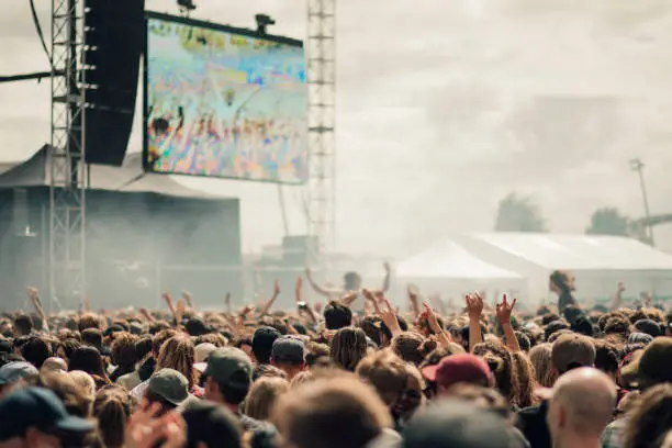 Photo of Music Festival Crowd