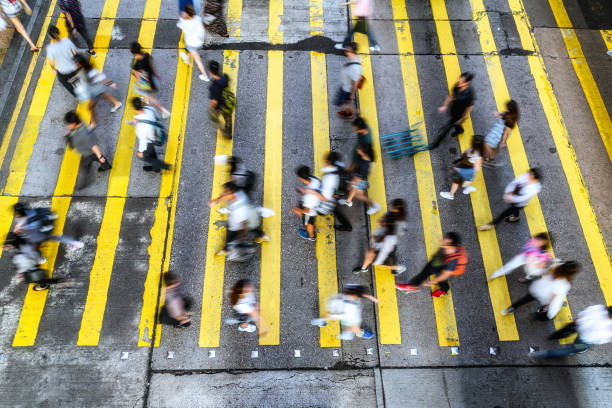 istock People Rush in Hong Kong, China 874765032