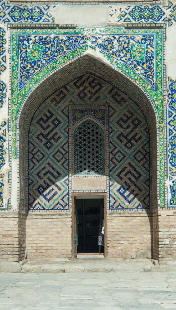 istock elements of ancient architecture of Central Asia 874769512