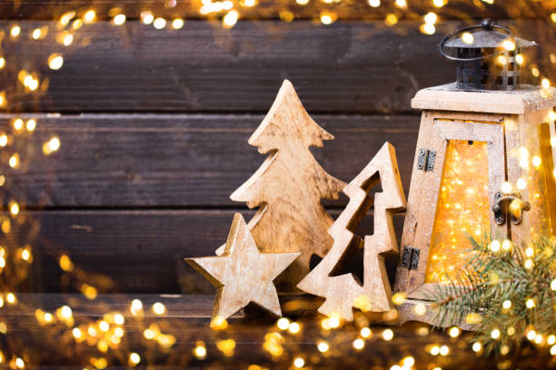 istock Christmas decor and lantern. Symbol xmas. 874771624