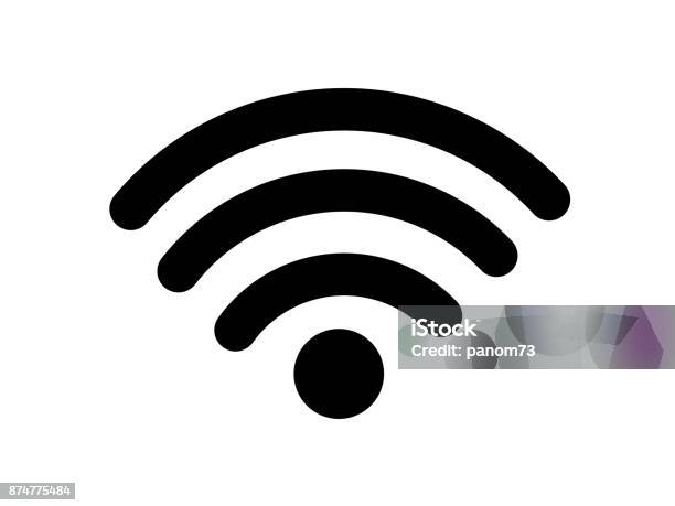 無線 Wifi またはリモート インターネット アクセス アイコン ベクトル白い背景グラフィックやウェブ デザインのフラット スタイルの署名 - ルーターのベクターアート素材や画像を多数ご用意