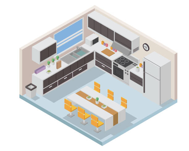Pantry Isometric 40+ Luxury Kitchen Pantry Stock Illustrations, Royalty-Free Vector ...
