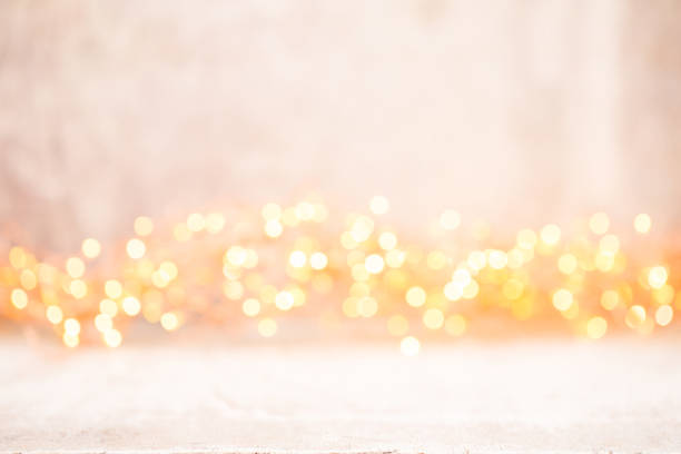 istock Christmas decor with background light spots and bokeh. 874780636
