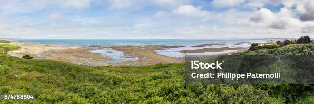 Breton Coast In Creach Maout Stock Photo - Download Image Now - Above, Beach, Beauty