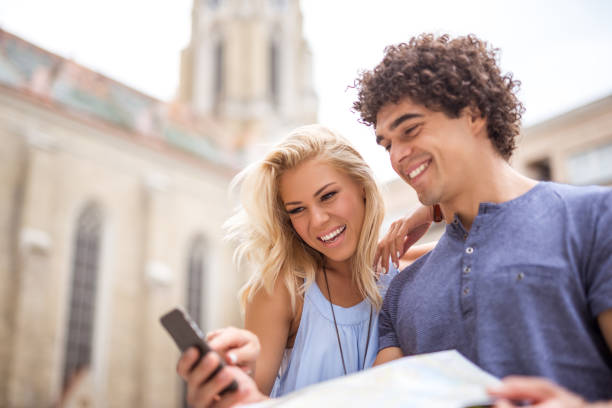 istock Couple traveling together 874789044