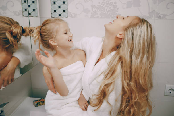 istock family in the bathroom 874792940